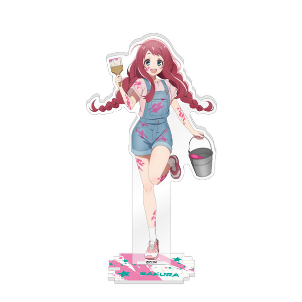 Caravan Movie "Zombie Land Saga: Yumeginga Paradise" Acrylic Stand Sakura Minamoto