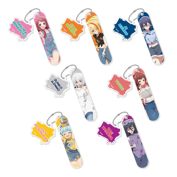 Caravan Movie "Zombie Land Saga: Yumeginga Paradise" Trading Locker Keychain 7Pack BOX Bild 1
