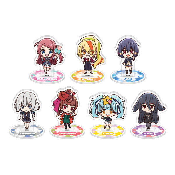 Caravan Movie "Zombie Land Saga: Yumeginga Paradise" Trading Acrylic Stand 7Pack BOX