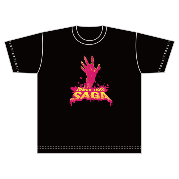 Caravan Movie "Zombie Land Saga: Yumeginga Paradise" Big Silhouette T-shirt (L Size)