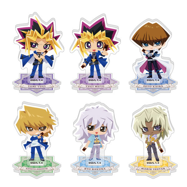 Caravan Yu-Gi-Oh! Duel Monsters Trading Chibi Chara Acrylic Stand Vol.1 6Pack BOX