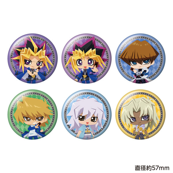 Caravan Yu-Gi-Oh! Duel Monsters Trading Chibi Chara Tin Badge Vol.1 6Pack BOX