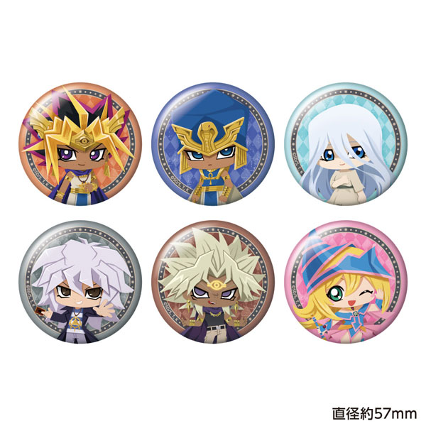 Caravan Yu-Gi-Oh! Duel Monsters Trading Chibi Chara Tin Badge Vol.2 6Pack BOX