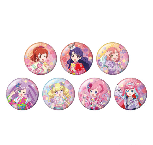 Caravan Pretty Series Trading Glitter Tin Badge 7Pack BOX Bild 1