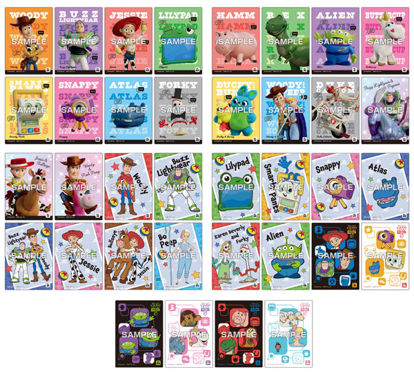 Ensky TOY STORY 5 Clear Card Collection Gum 18Pack BOX (CANDY TOY) Bild 1