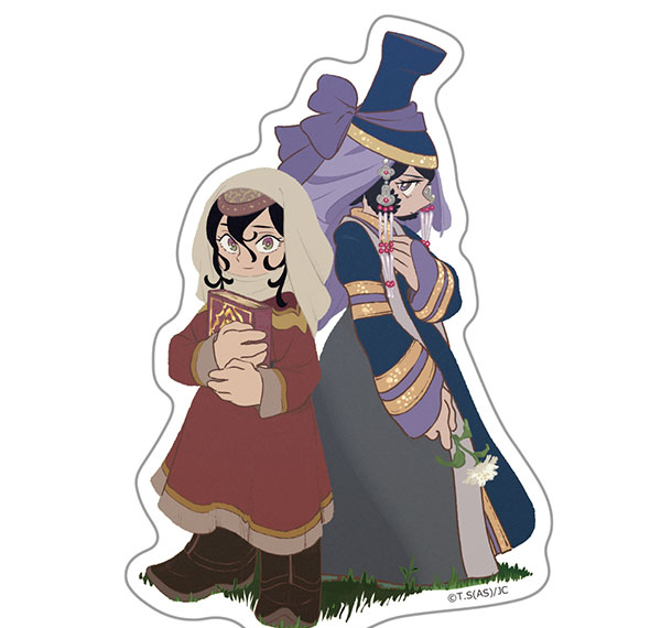 Azu Maker TV Anime "Tenmaku no Jadoogar" Diecut Sticker Sitara & Toregene Bild 1