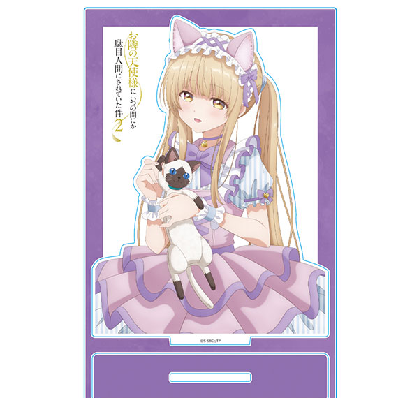 Azu Maker The Angel Next Door Spoils Me Rotten 2 Acrylic Chara Stand Cat Ear Lolita Fashion ver. รูปภาพ 1