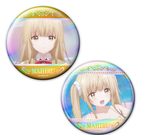 Azu Maker The Angel Next Door Spoils Me Rotten 2 Hologram Tin Badge 2pcs. Set Mahiru Shiina vol.1 รูปภาพ 1
