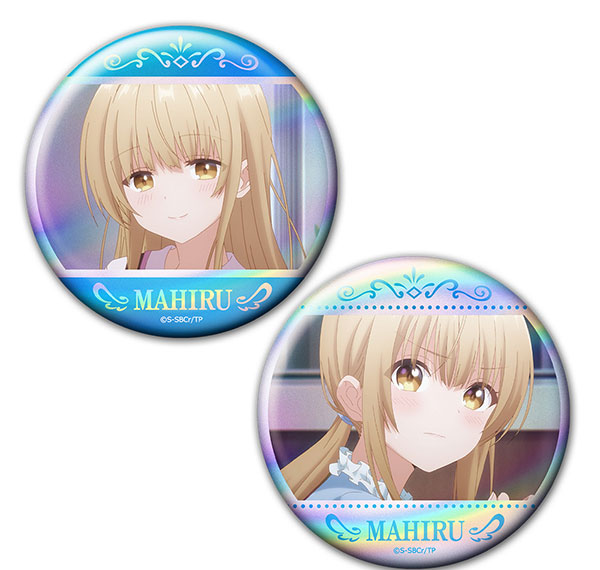 Azu Maker The Angel Next Door Spoils Me Rotten 2 Hologram Tin Badge 2pcs. Set Mahiru Shiina vol.2 Bild 1
