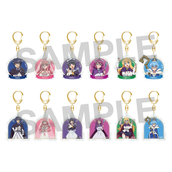 KADOKAWA The Familiar of Zero TV Anime Tradable Acrylic Keychain 20th Anniversary Ver. 12Pack BOX
