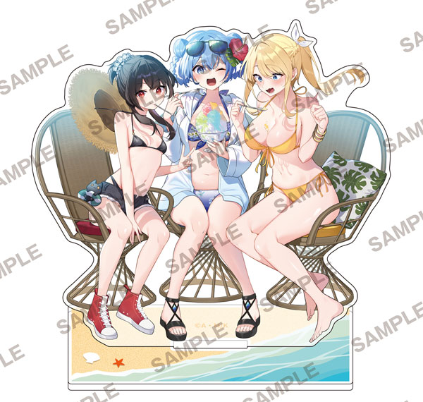 KADOKAWA KonoSuba: God's Blessing on This Wonderful World! Newly Drawn Acrylic Stand - Aqua & Megumin & Darkness รูปภาพ 1