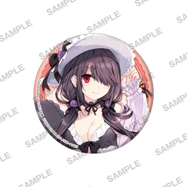 KADOKAWA Date A Live Big Holographic Tin Badge - Kurumi Tokisaki Swimsuit Ver. A image 1