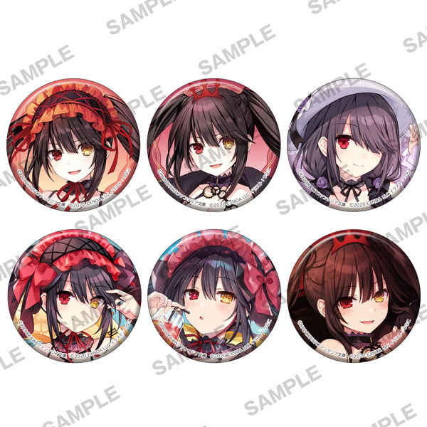 KADOKAWA Date A Live Tradable Holographic Tin Badge - Many Kurumi - Fantasia Re:Build Ver. [1 Pack]