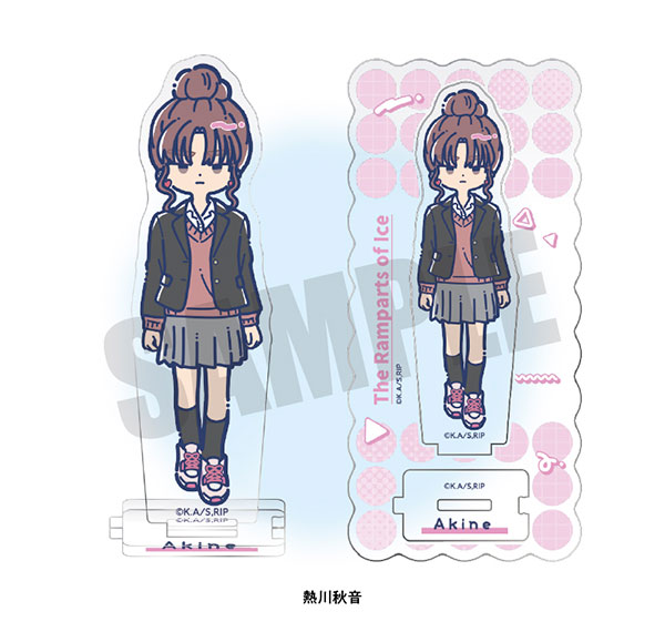 Playful Mind Company TV Anime "The Ramparts of Ice" Retro Pop Acrylic Stand Akine Atagawa Bild 1