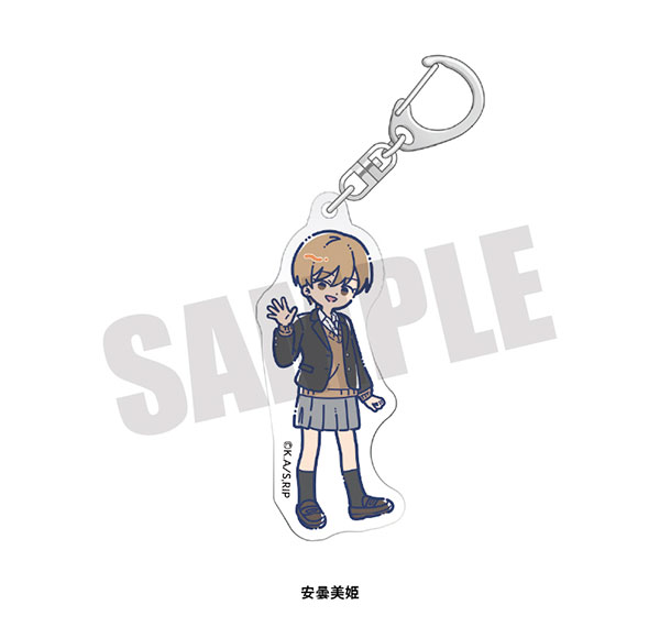 Playful Mind Company TV Anime "The Ramparts of Ice" Retro Pop Acrylic Keychain Miki Azumi รูปภาพ 1