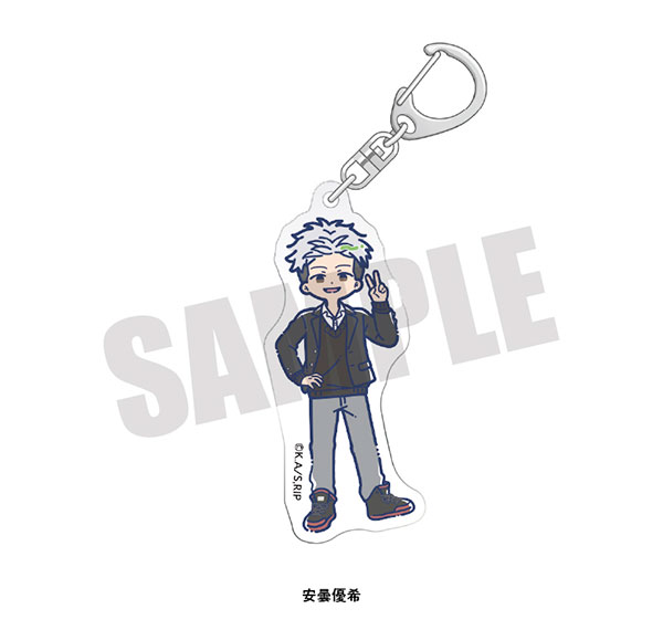 Playful Mind Company TV Anime "The Ramparts of Ice" Retro Pop Acrylic Keychain Yuki Azumi รูปภาพ 1