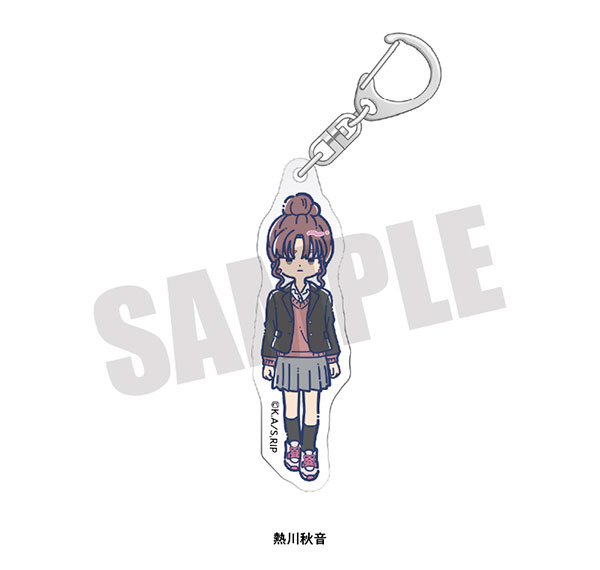 Playful Mind Company TV Anime "The Ramparts of Ice" Retro Pop Acrylic Keychain Akine Atagawa รูปภาพ 1