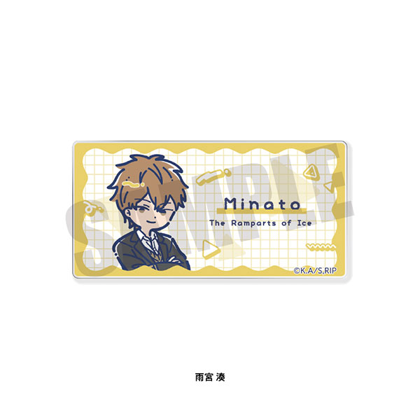 Playful Mind Company TV Anime "The Ramparts of Ice" Retro Pop Acrylic Badge Minato Amamiya Bild 1