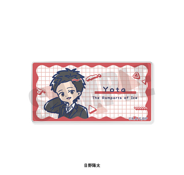 Playful Mind Company TV Anime "The Ramparts of Ice" Retro Pop Acrylic Badge Yota Hino Bild 1