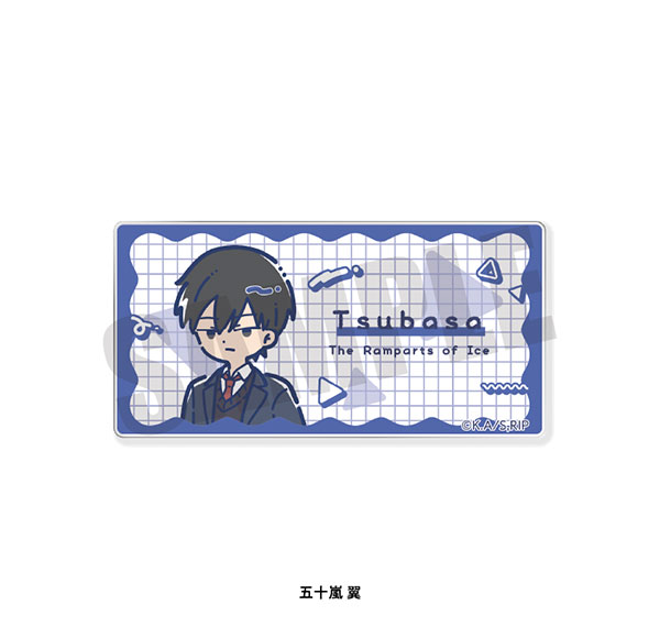 Playful Mind Company TV Anime "The Ramparts of Ice" Retro Pop Acrylic Badge Tsubasa Igarashi Bild 1