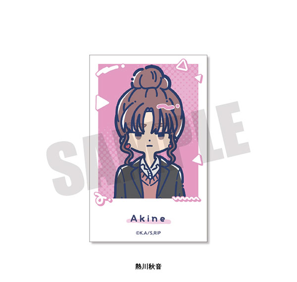 Playful Mind Company TV Anime "The Ramparts of Ice" Retro Pop Instant Photo Style Card Akine Atagawa รูปภาพ 1