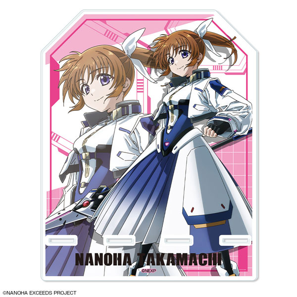 License Agent Magical Girl Lyrical Nanoha Exceeds Gun Blaze Vengeance Acrylic Smartphone Stand Design 06 (Nanoha Takamachi /B) imagen 1