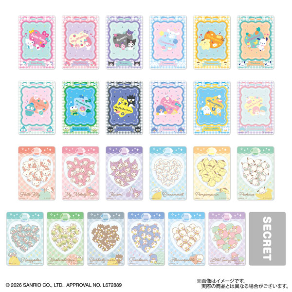 Bandai Puchitto Frame Sanrio Characters 20Pack BOX 圖片 1