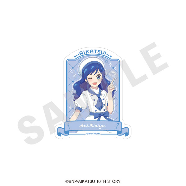 coly "Aikatsu! 10th STORY -STARWAY to the Future-" Diecut Sticker Patissier ver. (Aoi Kiriya)