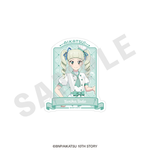 coly "Aikatsu! 10th STORY -STARWAY to the Future-" Diecut Sticker Patissier ver. (Yurika Todo)
