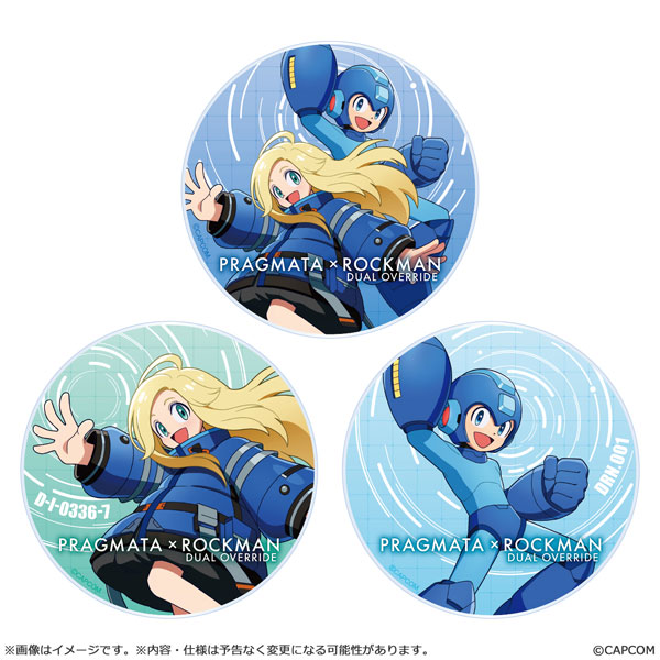 Capcom PRAGMATA x Mega Man: Dual Override Acrylic Coaster 3pc. Set