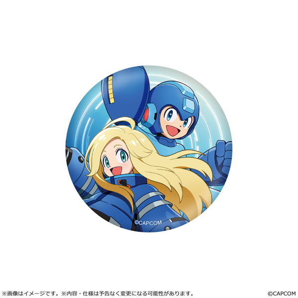 Capcom PRAGMATA x Mega Man: Dual Override Tin Badge