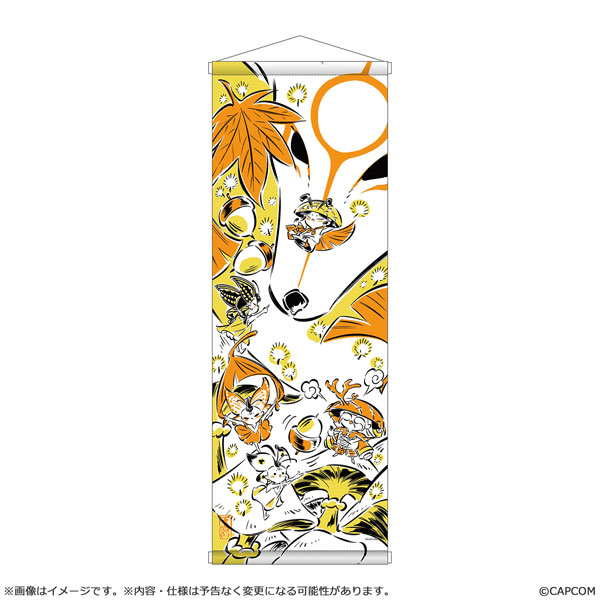 Capcom Okami 20th Anniversary Reproduction Art Project Wall Scroll Autumn -From Okami 10th Anniversary by Mari Shimazaki-