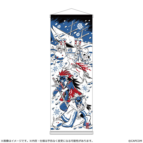 Capcom Okami 20th Anniversary Reproduction Art Project Wall Scroll Winter -From Okami 10th Anniversary by Mari Shimazaki- image 1