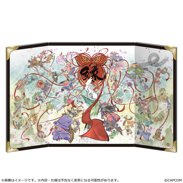 Capcom Okami Folding Screen 20th Anniversary Art
