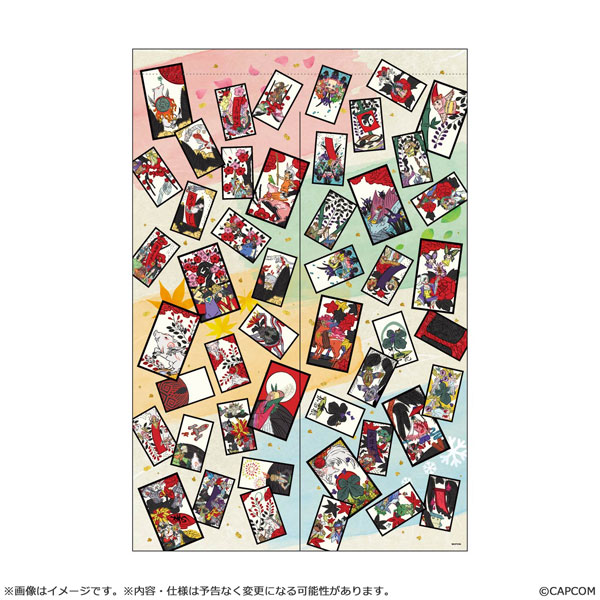 Capcom Okami 20th Anniversary Reproduction Art Project Sakura Hanafuda Noren -From Okami Zekkei Edition Hana Asobi- image 1