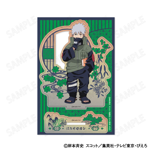 XEBEC TV Anime NARUTO Shippuden Wooden Stand Chiisaku Nacchatta Ver. C: Kakashi Hatake