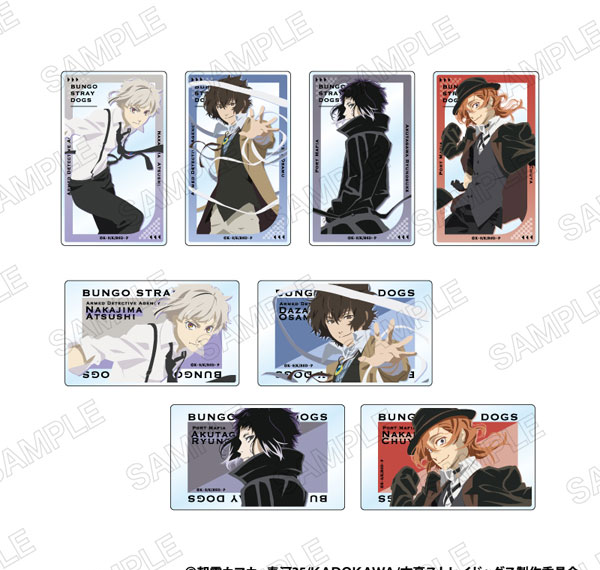 XEBEC Bungo Stray Dogs Modern. Trading Acrylic Card 8Pack BOX รูปภาพ 1