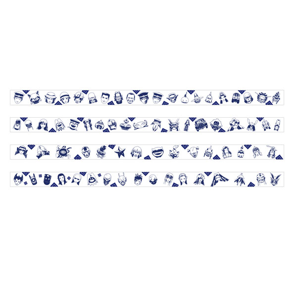 KADOKAWA [RAIDOU Remastered: The Mystery of the Soulless Army] Masking Tape Four-Roll Set - Demon Allies Bild 1