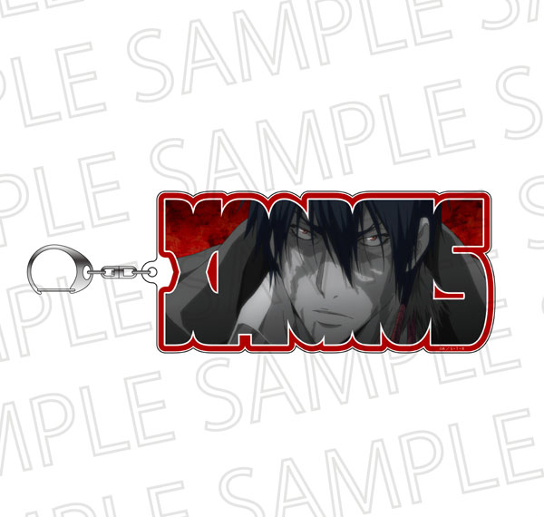 SR-GYM TV Anime "Reborn!" Name Frame Keychain mini XANXUS (10 Years Later) (Accent Color) รูปภาพ 1
