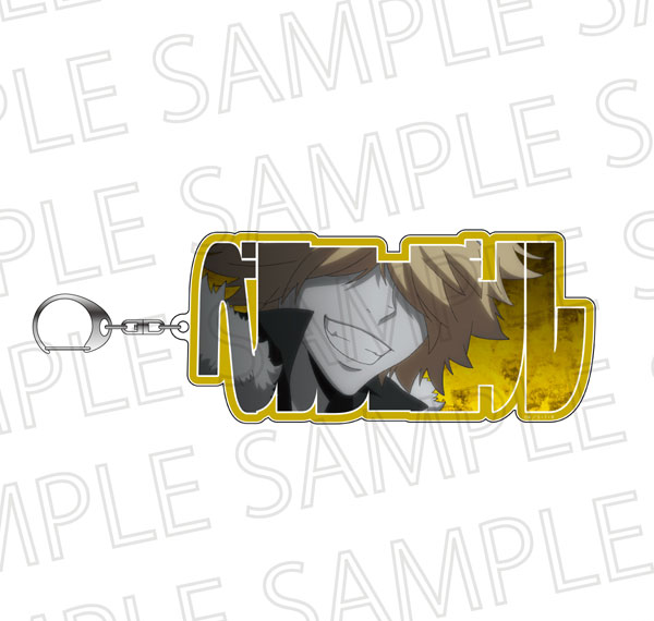 SR-GYM TV Anime "Reborn!" Name Frame Keychain mini Belphegor (10 Years Later) (Accent Color) รูปภาพ 1