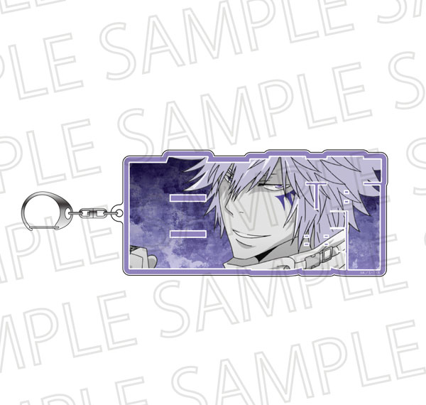 SR-GYM TV Anime "Reborn!" Name Frame Keychain mini Byakuran (Accent Color) รูปภาพ 1