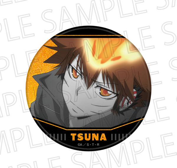 SR-GYM TV Anime "Reborn!" Glitter Tin Badge Tsunayoshi Sawada (Accent Color) รูปภาพ 1