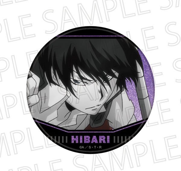 SR-GYM TV Anime "Reborn!" Glitter Tin Badge Kyoya Hibari (Accent Color) Bild 1