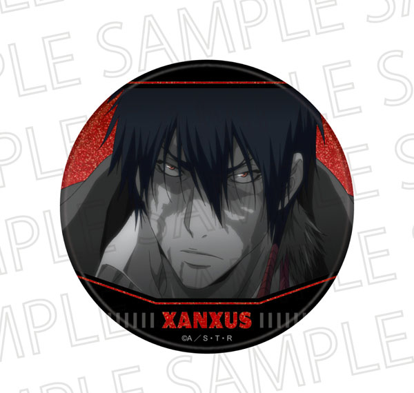 SR-GYM TV Anime "Reborn!" Glitter Tin Badge XANXUS (10 Years Later) (Accent Color) Bild 1