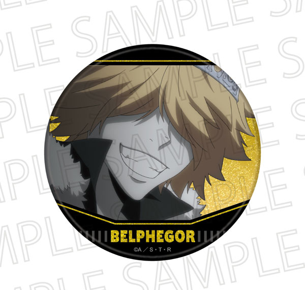 SR-GYM TV Anime "Reborn!" Glitter Tin Badge Belphegor (10 Years Later) (Accent Color) รูปภาพ 1
