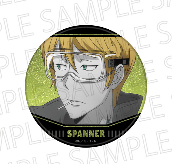 SR-GYM TV Anime "Reborn!" Glitter Tin Badge Spanner (Accent Color) รูปภาพ 1