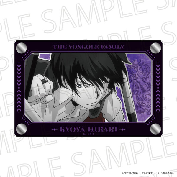 SR-GYM TV Anime "Reborn!" 3-Layer Acrylic Mirror Plate Kyoya Hibari (Accent Color)
