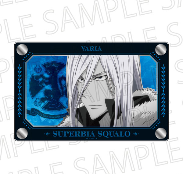 SR-GYM TV Anime "Reborn!" 3-Layer Acrylic Mirror Plate Superbi Squalo (10 Years Later) (Accent Color) รูปภาพ 1