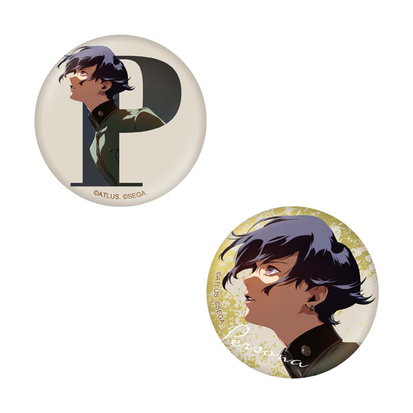 KADOKAWA P30th Anniversary Illustration C Protagonist Can Badge Set (Persona 1) imagen 1