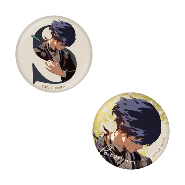KADOKAWA P30th Anniversary Illustration C Protagonist Can Badge Set (Persona 3)